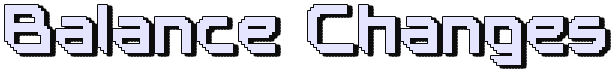 Balance Changes